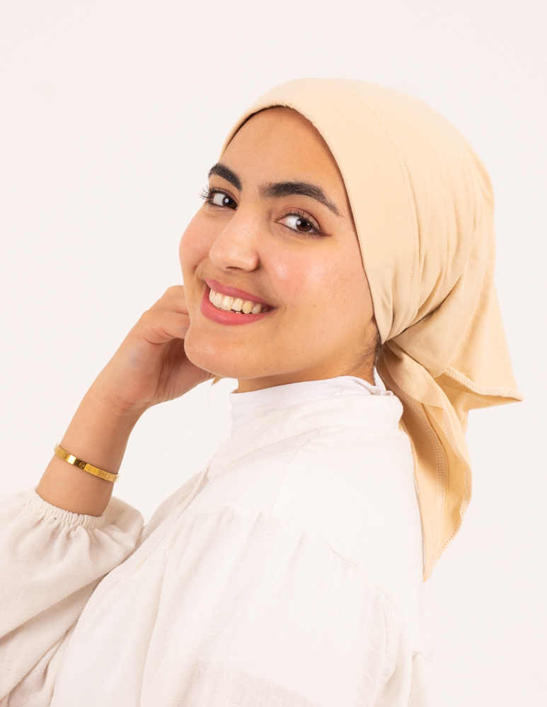 Beige Jamila Triangular Bandana