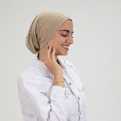 Beige Open Syrian bandana