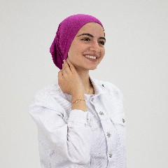 Mauve Fuchsia Open Syrian bandana