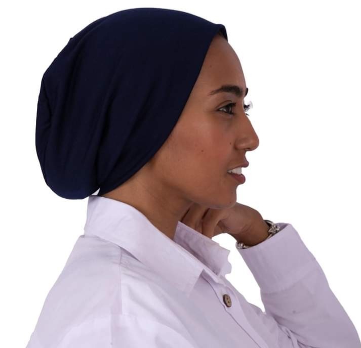 Navy inner cap without sewing