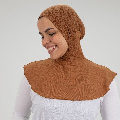 Light Brown Headscarf Neck Inner Cap 