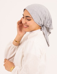 Gray Melange Jamila Triangular Bandana