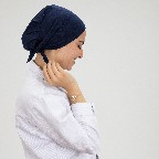 Navy Jamila Turkish Inner cap