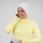 Light Yellow Crop Top Long Sleeve