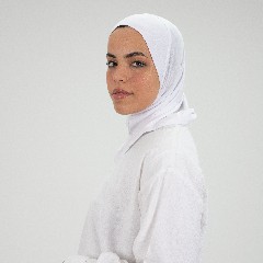 White Small Headscarf