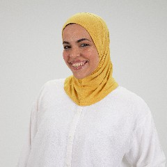 Mustard Small Headscarf