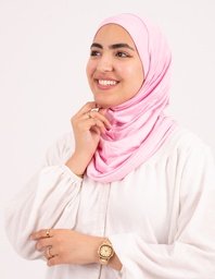 Pink Headscarf With Two Piece without sewing