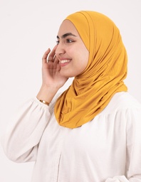 Mustard Headscarf With Two Piece without sewing