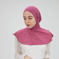 Dark Kashmeir Jamila Headscarf neck without doaama