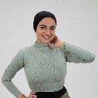 Mint Jamila Crop top long sleeve